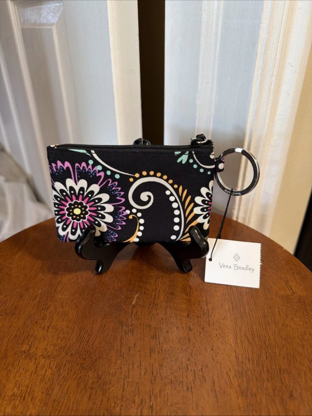 Vera Bradley Zip ID Case In Bandana Swirl - NWT